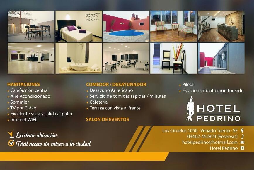 Hotel Pedrino Venado Tuerto Exterior foto
